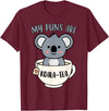 Cute Shirts and Merch My Puns Are Koala Tea Funny Cute Koala Bear Animal Pun T-Shirt - Burgundy