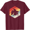 Cool Pet Beta Fish Gift Apparel Retro Vintage Freshwater Aquarium Betta Fish T-Shirt - Burgundy