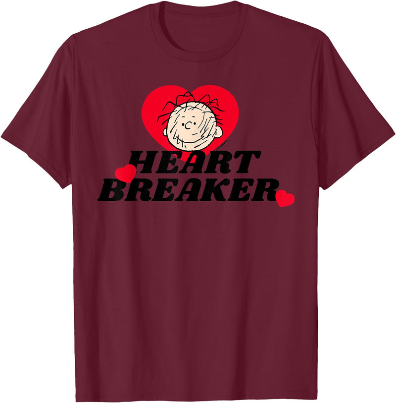 Peanuts Pig Pen Heartbreaker T-Shirt - Burgundy