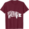 Capitalism Co Capitalist Pig - Fun Novelty Tshirt for Entrepreneurs T-Shirt - Burgundy