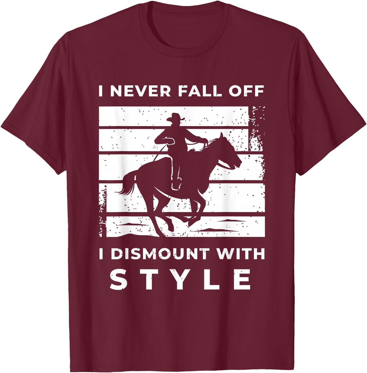 Funny Horse Quote Shirts And Equestrian Gifts Funny Horse Quote Outfit For A Lover Of Horse T-Shirt - Burgundy