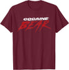 Cocaine Bear Logo T-Shirt - Burgundy