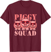 Pigs Lover Pink Animal Piggy Squad Funny Gift Idea for Men T-Shirt - Burgundy