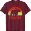 Bearizona Wildlife Park Williams Arizona Bearizona Wildlife Park T-Shirt - Burgundy