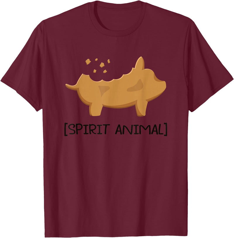 Marranito Gifts Mexican Gingerbread Pigs Marranito T-Shirt - Burgundy