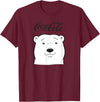 Coca-Cola Company Coca Cola Polar Bear Logo T-Shirt - Burgundy