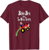 Strange Planet Apparel Bubby Bear and the Magic Tractor T-Shirt - Burgundy