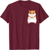 Hamster Children Boys Girls T-Shirt - Burgundy