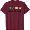 Funny Sarcastic Ironic Quotes & Sayings Cute Cavy Guinea Pig Rodent Team Squad T-Shirt - Burgundy