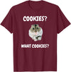What Cookies Dwarf Hamster Funny Meme T-Shirt - Burgundy