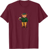 St Patricks Day Bear t -shir t St Patricks Day Bear T-Shirt - Burgundy