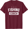 Fishing Coach Clothing Fishing Coach Vintage Fishing T-Shirt - Burgundy
