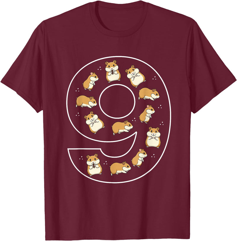 Guinea Pig T-Shirt - Burgundy