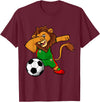 Lovers Maroc Berber culture Morocco Royal Lion for moroccan football lovers T-Shirt - Burgundy