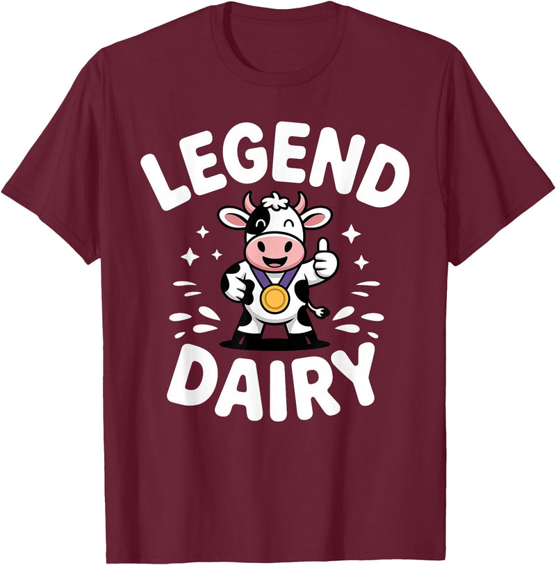 Cow Gift Cow Lover Accessories Cattle Farmer Stuff Funny Cow Print Design for Men Women Dairy Farmer Cow Lover T-Shirt -