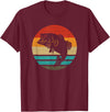 Fishing Accessories & Clothing Gifts Women Men Fish Retro Style Vintage T-Shirt - Burgundy