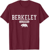 Berkeley California - Apparel & Gifts Berkeley California Bear Pride Vintage T-Shirt - Burgundy