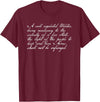 Constitutional Rights Gifts Second Amendment Right to Bear Arms Shall Not Be Infringed T-Shirt - Burgundy
