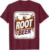 Soda Pop Costume Teez Retro Style Root Beer Costume T Shirt T-Shirt - Burgundy