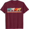 Highland Cow Scottish Vintage T-Shirt - Burgundy