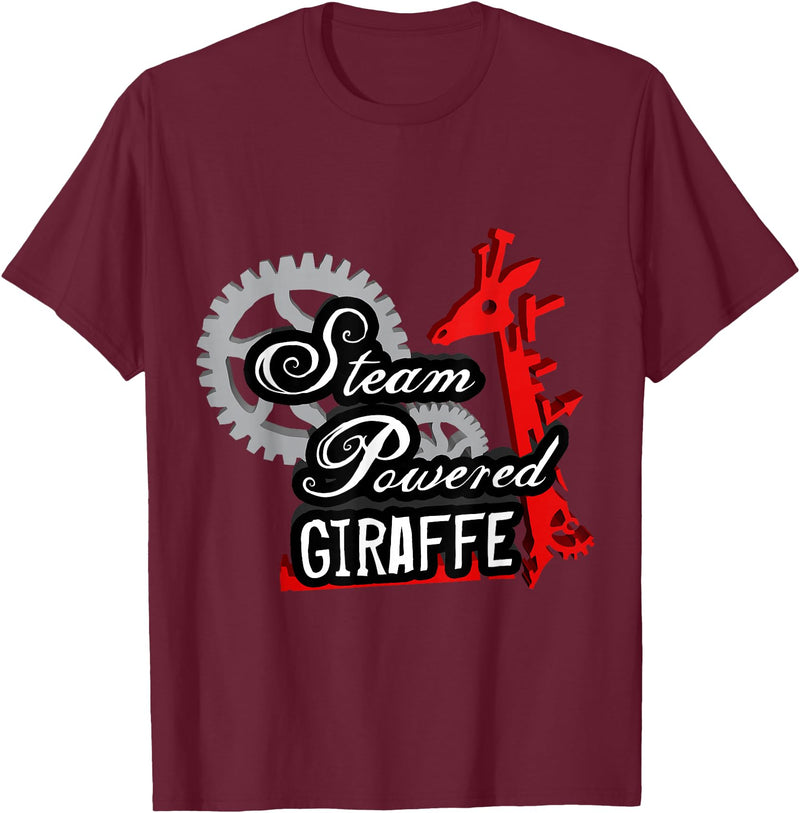 Steam Powered Giraffe LLC Steam Powered Giraffe Logo T-Shirt - Burgundy
