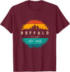 BASBO City of Buffalo New York T-Shirt - Burgundy