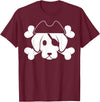 Pirate Costumes & Apparel Pirate Dog T-Shirt - Burgundy