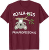 Teacher Gift T-Shirts and Apparel Cute Koala Paraprofessional Gift Appreciation T-Shirt T-Shirt - Burgundy