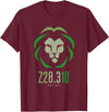 Liberty Styles Z28.310 Since 2021 Funny Lion T-Shirt - Burgundy