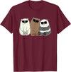 Global Warming Awareness Arctic Winter Ice Ice Bear With Sunglasses Polar Bear Plunge T-Shirt - Burgundy