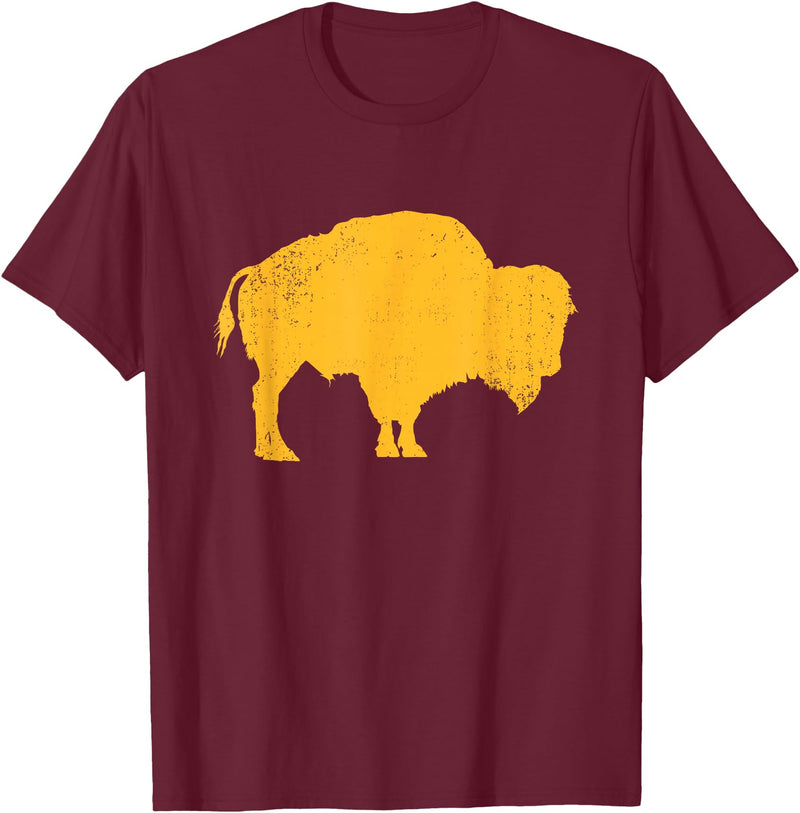 EmmaLoo Tees Buffalo New York BFLO B-Lo WNY Shirts Buffalo New York Shirt B-LO BFLO Hockey WNY Shirt T-Shirt - Burgundy