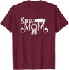 Squatch Design Show Mom Swine Show Pig Lover County Fair Gift Lt. T-Shirt - Burgundy