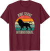 Lions Clubs Apparel We Serve Lion Apparel For International Lions Clubs Member T-Shirt - Burgundy