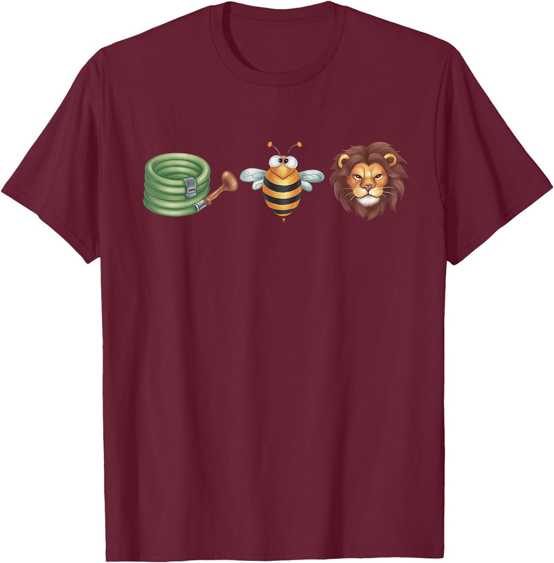 Hose Bee Lion Funny Meme Funny Ho's Be Lying Hose Bee Lion Funny Meme Hose Bee Lion T-Shirt - Burgundy