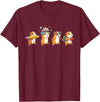 Cute Guinea Pig Lovers First Day of School Costume Funny Guinea Pig Back to School Teacher Student T-Shirt - Burgundy