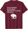 716 Buffalo New York Pride NY Food Souvenirs The Best of Buffalo New York Souvenir Shop T-Shirt - Burgundy