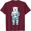 Polar Bear Gift Polar Bear Accessories & Stuff Cute Polar Bear Art for Men Women Kids Arctic Polar Bear T-Shirt - Burgundy