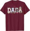 O-Fish-Ally 1st Birthday Matching Family Mom Dad Dada 1st Birthday Fishing T-Shirt - Burgundy