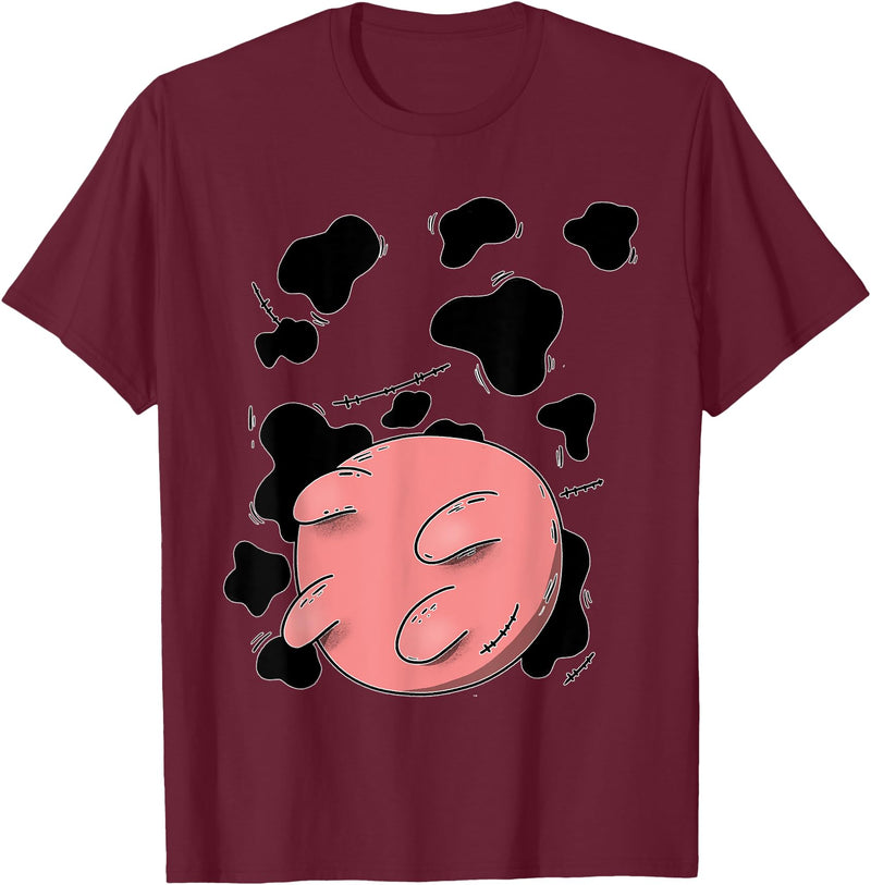 Artsthetic Collection: Halloween Cow Udder Costume T-Shirt - Burgundy