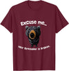 Z Generation TEES Funny Bear Excuse Me Your Birdfeeder Is Broken T-Shirt - Burgundy