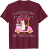 Golf Golfer Easter Eggs Bunny Rabbit Golf Cart Matching T-Shirt in Burgundy