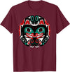 Tribal America Alaska Native American Art Tlingit Eagle Tribal Bear Clan T-Shirt - Burgundy