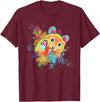Funny Hamster T for Boys, Girls, Men, Women & Kids Hamster T-Shirt - Burgundy