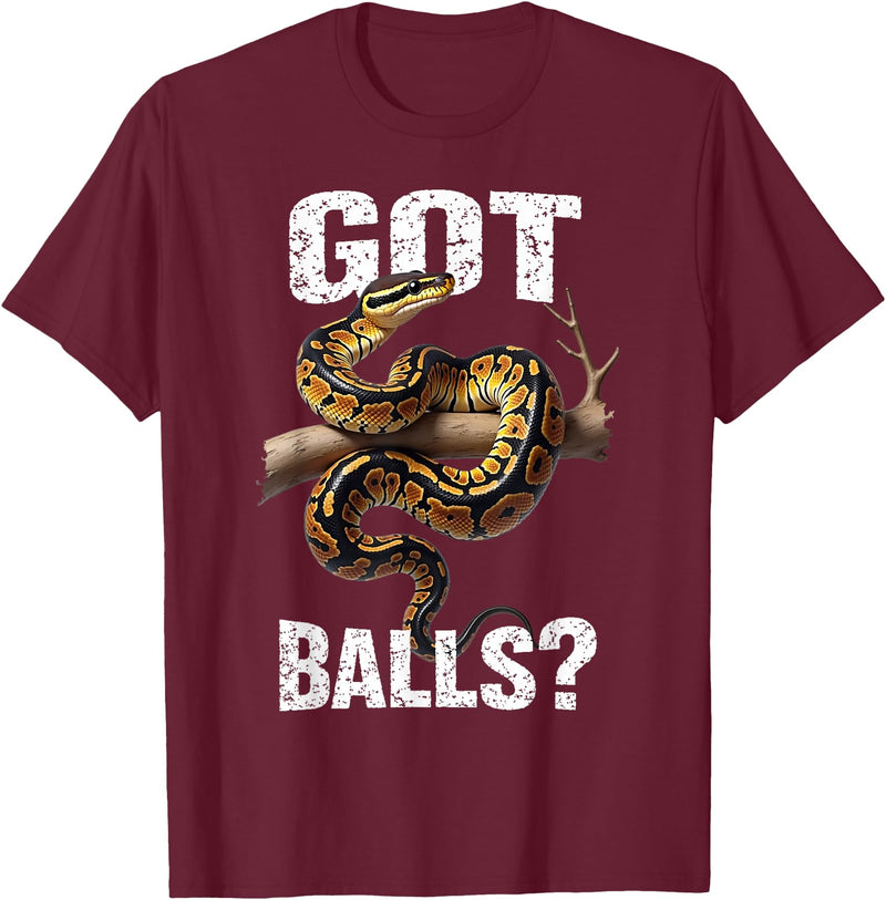 Royal Ball Python Supplies Snake Owner Herpetology Funny Ball Python Lover Balls Reptile Keeper Snake Owners T-Shirt -
