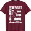 Vintage Fairy Tale Shirts The 3 Bears Vintage Goldilocks Retro Fairy Tale T-Shirt - Burgundy