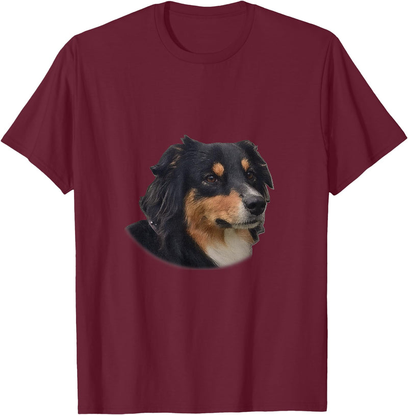 Grizzly/Doudy Dog T-Shirt - Burgundy