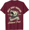Great Smoky Mountains National Park Tennessee USA Great Smoky Mountains National Park Tennessee Bear Hike T-Shirt - Burgundy