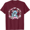 Cute Koala Mama Bear and Baby Mothers Day Apparel Mother's Day koala Mom and Baby Koala T-Shirt - Burgundy