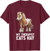 Funny Miniature Horses Gifts Miniature Horse Mini Horse Pet Tiny Horse Lover Pony Tie Dye T-Shirt - Burgundy