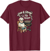 Pitmaster Pig Apparel Low & Slow Is My Tempo Pig BBQ Smoker T-Shirt - Burgundy